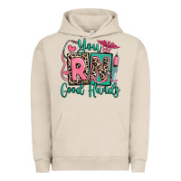 Pigment French Oak you rn good hands registered nurse Urban Hoodie - RanaPortraitStore