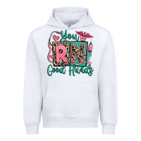 White you rn good hands registered nurse Urban Hoodie - RanaPortraitStore