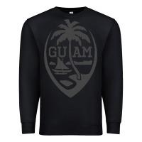Black guam seal guam flag usa guamanian chamorro gifts pullover hoodie Premium Sweatshirt - linhVisuals