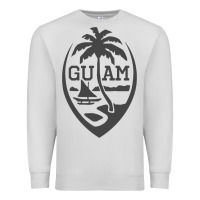 Dove Grey guam seal guam flag usa guamanian chamorro gifts pullover hoodie Premium Sweatshirt - linhVisuals