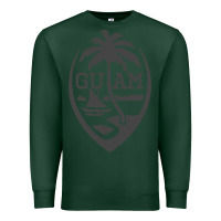 Sports Green guam seal guam flag usa guamanian chamorro gifts pullover hoodie Premium Sweatshirt - linhVisuals