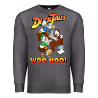Charcoal Heather woo hoo duck tales art gift for fans Premium Sweatshirt - linhVisuals