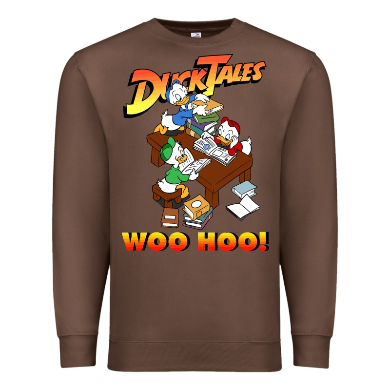 Woo Hoo Duck Tales Art Gift For Fans Premium Sweatshirt by linhVisuals | Teevron