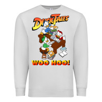 Dove Grey woo hoo duck tales art gift for fans Premium Sweatshirt - linhVisuals