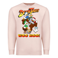 Pale Pink woo hoo duck tales art gift for fans Premium Sweatshirt - linhVisuals