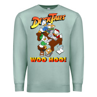 Seafoam woo hoo duck tales art gift for fans Premium Sweatshirt - linhVisuals