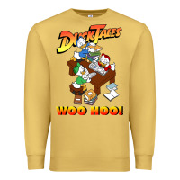 Antique Gold woo hoo duck tales art gift for fans Premium Sweatshirt - linhVisuals