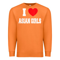 Carrot i love asian girls t shirt Premium Sweatshirt - linhVisuals