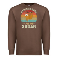 Chestnut womens my favorite people call me sugar cute sloth lover grandma Premium Sweatshirt - linhVisuals