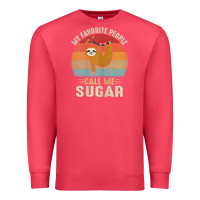 Cardinal womens my favorite people call me sugar cute sloth lover grandma Premium Sweatshirt - linhVisuals