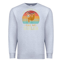 Heather Grey womens my favorite people call me sugar cute sloth lover grandma Premium Sweatshirt - linhVisuals