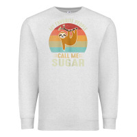 Oatmeal Heather womens my favorite people call me sugar cute sloth lover grandma Premium Sweatshirt - linhVisuals