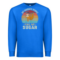 True Royal womens my favorite people call me sugar cute sloth lover grandma Premium Sweatshirt - linhVisuals