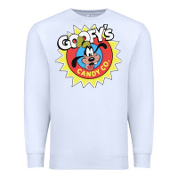 White goofy's candy company Premium Sweatshirt - linhVisuals