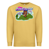 Antique Gold powerline Premium Sweatshirt - linhVisuals