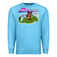 Ocean Blue powerline Premium Sweatshirt - linhVisuals