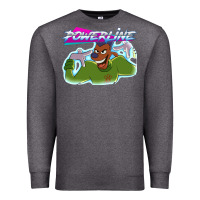 Charcoal Heather powerline Premium Sweatshirt - linhVisuals