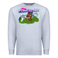 Heather Grey powerline Premium Sweatshirt - linhVisuals