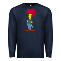 Navy simpson Premium Sweatshirt - linhVisuals