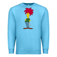 Ocean Blue simpson Premium Sweatshirt - linhVisuals