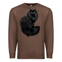 Chestnut black cat Premium Sweatshirt - linhVisuals