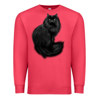 Cardinal black cat Premium Sweatshirt - linhVisuals