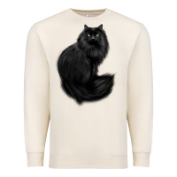 Sandshell black cat Premium Sweatshirt - linhVisuals