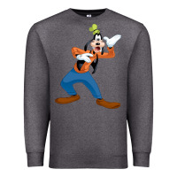 Charcoal Heather goofy Premium Sweatshirt - linhVisuals