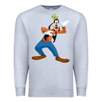 Heather Grey goofy Premium Sweatshirt - linhVisuals