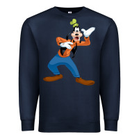 Navy goofy Premium Sweatshirt - linhVisuals