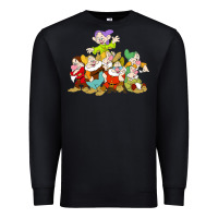 Black grumpy dopey dwarf Premium Sweatshirt - linhVisuals