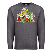 Charcoal Heather grumpy dopey dwarf Premium Sweatshirt - linhVisuals