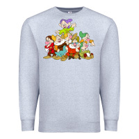 Heather Grey grumpy dopey dwarf Premium Sweatshirt - linhVisuals