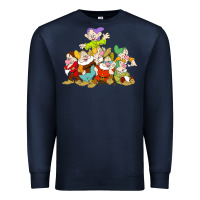 Navy grumpy dopey dwarf Premium Sweatshirt - linhVisuals