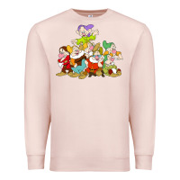 Pale Pink grumpy dopey dwarf Premium Sweatshirt - linhVisuals