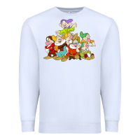 White grumpy dopey dwarf Premium Sweatshirt - linhVisuals