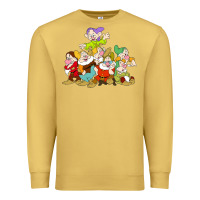 Antique Gold grumpy dopey dwarf Premium Sweatshirt - linhVisuals