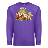 Purple grumpy dopey dwarf Premium Sweatshirt - linhVisuals