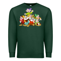 Sports Green grumpy dopey dwarf Premium Sweatshirt - linhVisuals