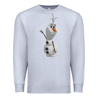 Heather Grey olaf Premium Sweatshirt - linhVisuals