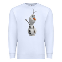 White olaf Premium Sweatshirt - linhVisuals