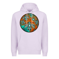 Lilac western pattern circle Premium Hoodie - Jasminsmagicworld