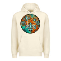 Sandshell western pattern circle Premium Hoodie - Jasminsmagicworld
