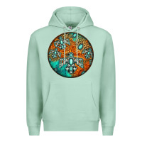 Seafoam western pattern circle Premium Hoodie - Jasminsmagicworld