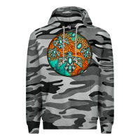 Slate Camo western pattern circle Premium Hoodie - Jasminsmagicworld