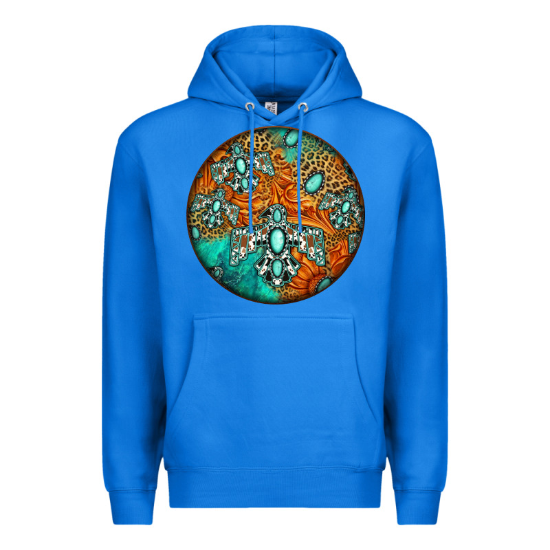 Western Pattern Circle Premium Hoodie by Jasminsmagicworld | Teevron