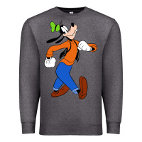 Charcoal Heather goofy Premium Sweatshirt - linhVisuals