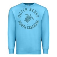 Ocean Blue jcombs outer banks, nc, sea turtle hoodie Premium Sweatshirt - linhVisuals
