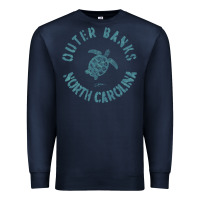 Navy jcombs outer banks, nc, sea turtle hoodie Premium Sweatshirt - linhVisuals