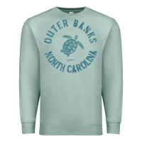 Seafoam jcombs outer banks, nc, sea turtle hoodie Premium Sweatshirt - linhVisuals